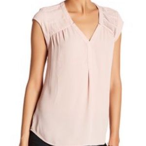 Pleated Shoulder Blouse